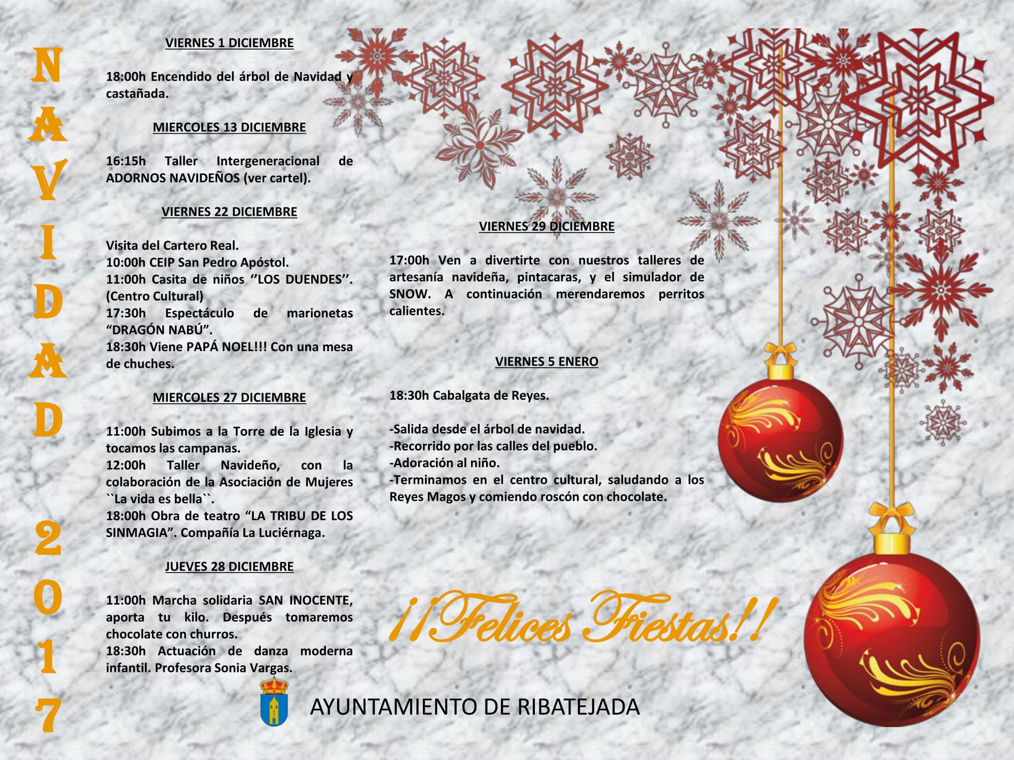 Cartel Navidades 2017