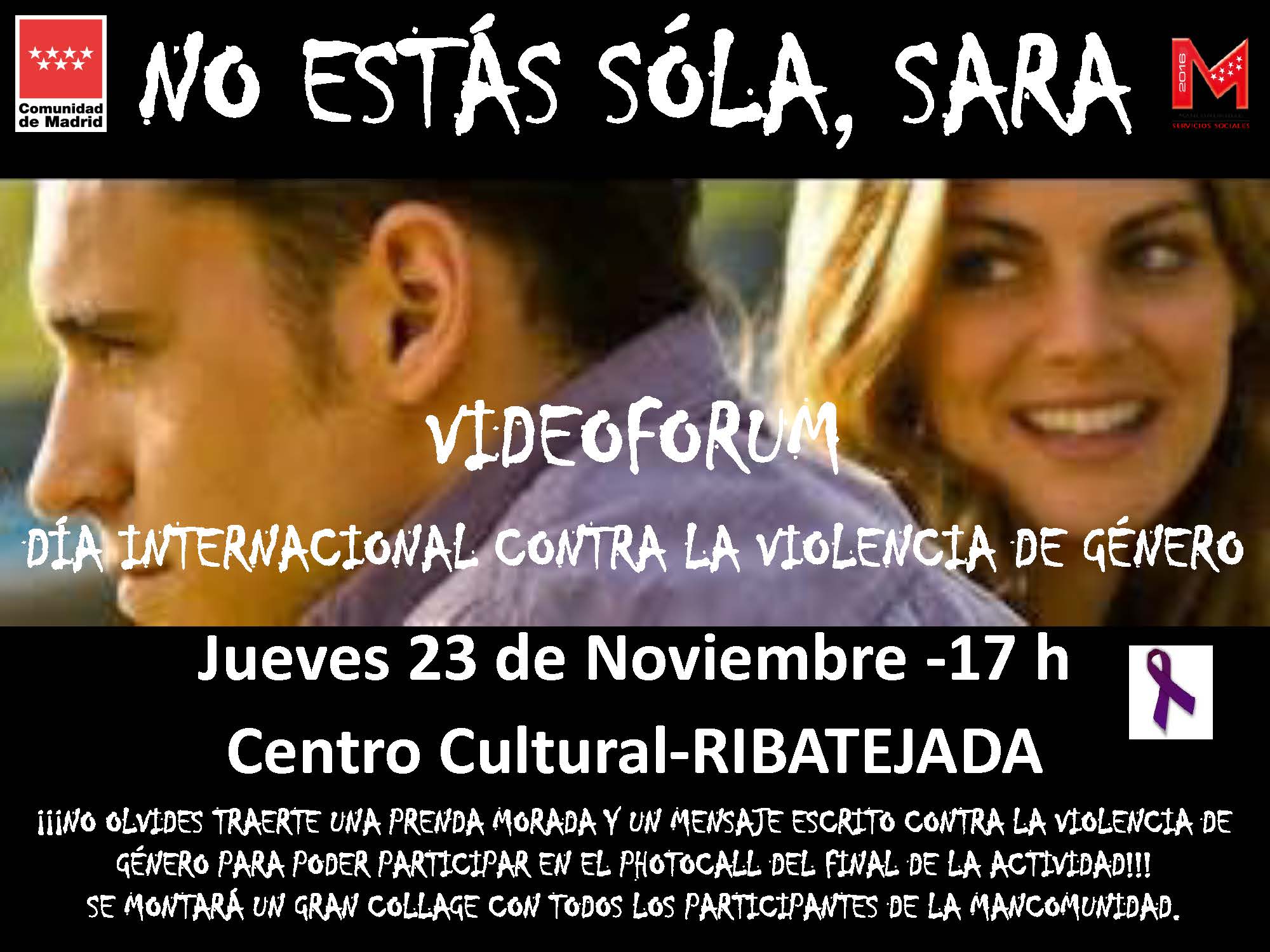 Videoforum Ribatejada contra la violencia de género